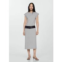 Midi-Kleid aus 100 % Baumwolle von Mango