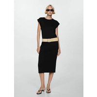 Midi-Kleid aus 100 % Baumwolle von Mango