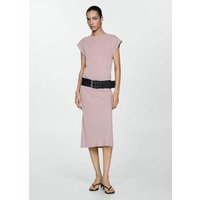 Midi-Kleid aus 100 % Baumwolle von Mango