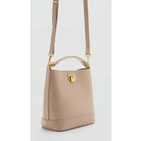 Mini-Shopper-Bag mit Metallic-Detail Mini-Shopper-Bag mit Metallic-Detail von Mango