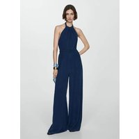 Neckholder-Jumpsuit aus Lyocell von Mango