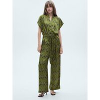 Satinierter Print-Jumpsuit von Mango