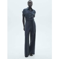 Langer Jumpsuit mit Schleife von Mango