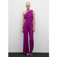 Asymmetrischer Jumpsuit mit drapiertem Detail von Mango