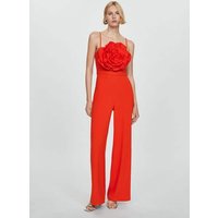 Jumpsuit mit Maxi-Blume von Mango