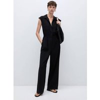 Hemdkragen-Jumpsuit mit Taschen von Mango