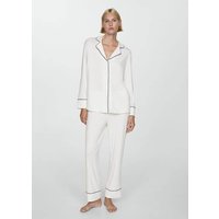 2-teiliger Pyjama mit Borte von Mango