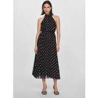 Plissee-Kleid mit Polka Dots von Mango