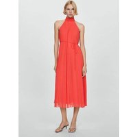 Plissiertes Neckholder-Kleid von Mango