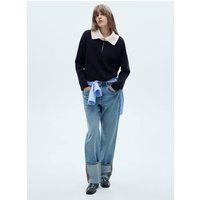 Pullover mit Kontrastkragen Pullover mit Kontrastkragen von Mango