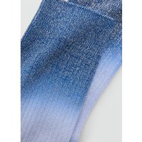 Lurex-Socken mit Farbverlauf von Mango