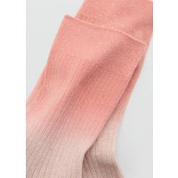 Lurex-Socken mit Farbverlauf von Mango