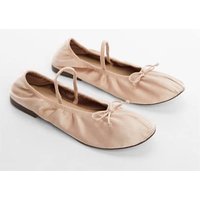 Satinierte Stretch-Ballerina von Mango