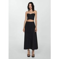 Schulterfreies Crop-Top von Mango