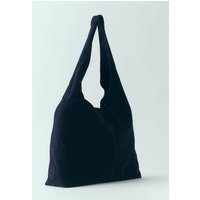 Shopper-Bag aus Leder von Mango