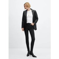 Skinny Coated-Jeans mit hohem Bund von Mango