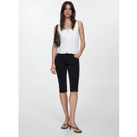 Slim-Capri-Jeanshose mit Ziernähten Slim-Capri-Jeanshose mit Ziernähten von Mango