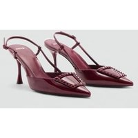 Slingpumps aus Lackleder von Mango