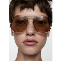 Sonnenbrille mit Metallfassung von Mango