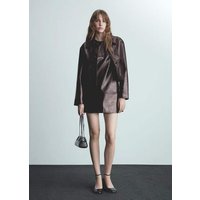 Strukturierte Jacke mit Taschen von Mango