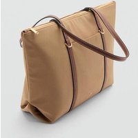 Shopper-Tasche aus Nylon von Mango