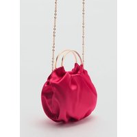 Satinierte Tasche mit Metallring von Mango