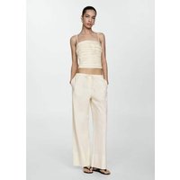 Drapiertes Bandeau-Top von Mango