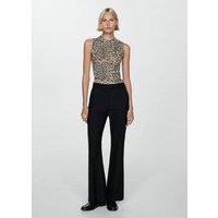 Strick-Top mit Leopardenmuster von Mango