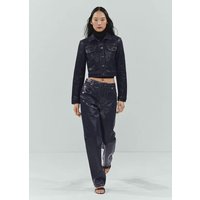 Strukturierte Jeans-Kurzjacke Foil von Mango