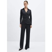 Wideleg-Hose mit Stretchbund Wideleg-Hose mit Stretchbund von Mango