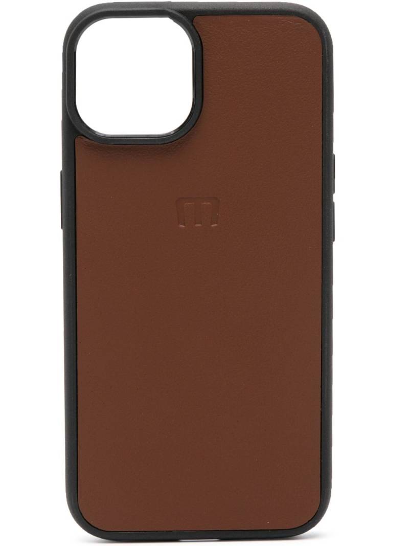 Manokhi x Maff iPhone 14 case - Brown von Manokhi