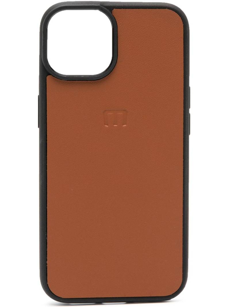 Manokhi x Maff iPhone 14 case - Brown von Manokhi