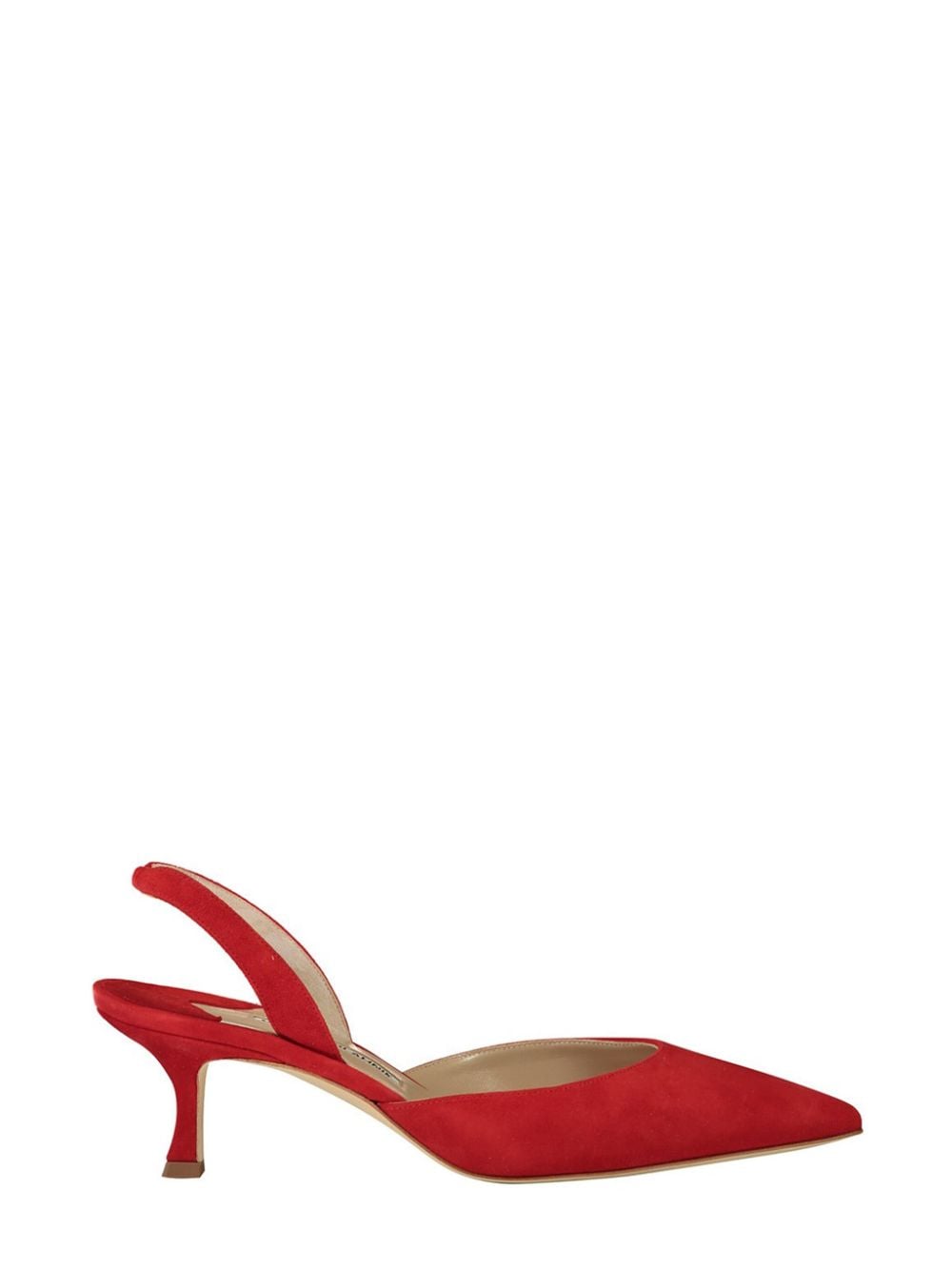 Manolo Blahnik 50mm Carolyne pumps - Red von Manolo Blahnik