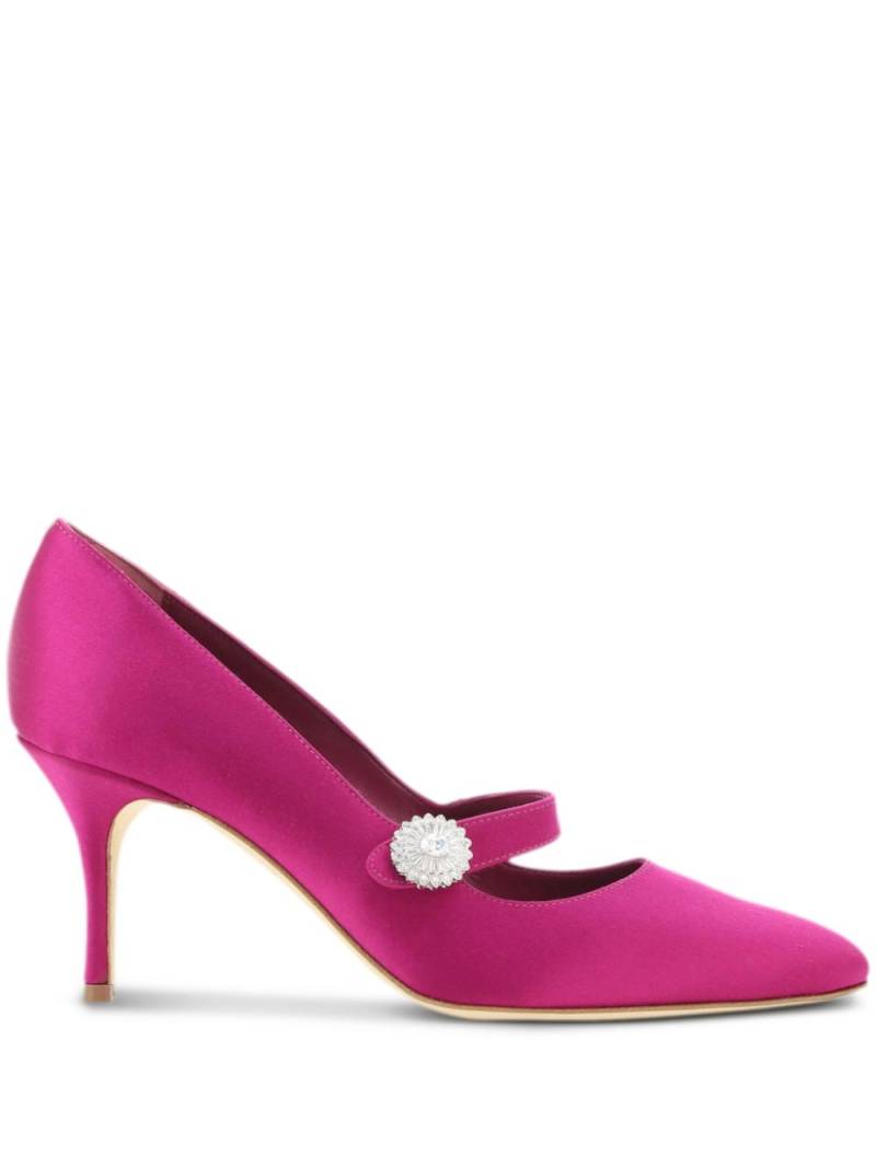 Manolo Blahnik 70mm Marijana pumps - Pink von Manolo Blahnik