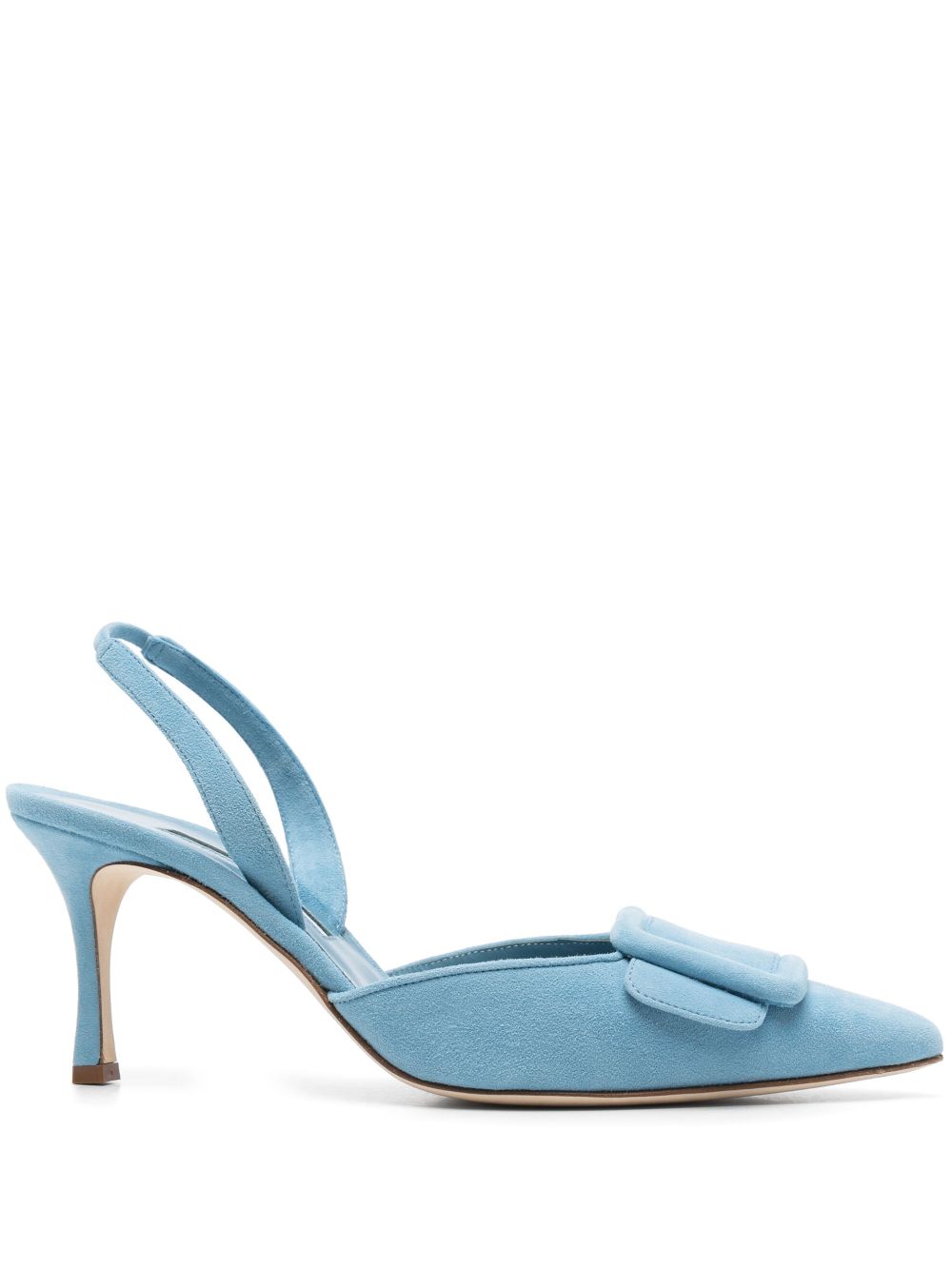 Manolo Blahnik 70mm Maysli pumps - Blue von Manolo Blahnik