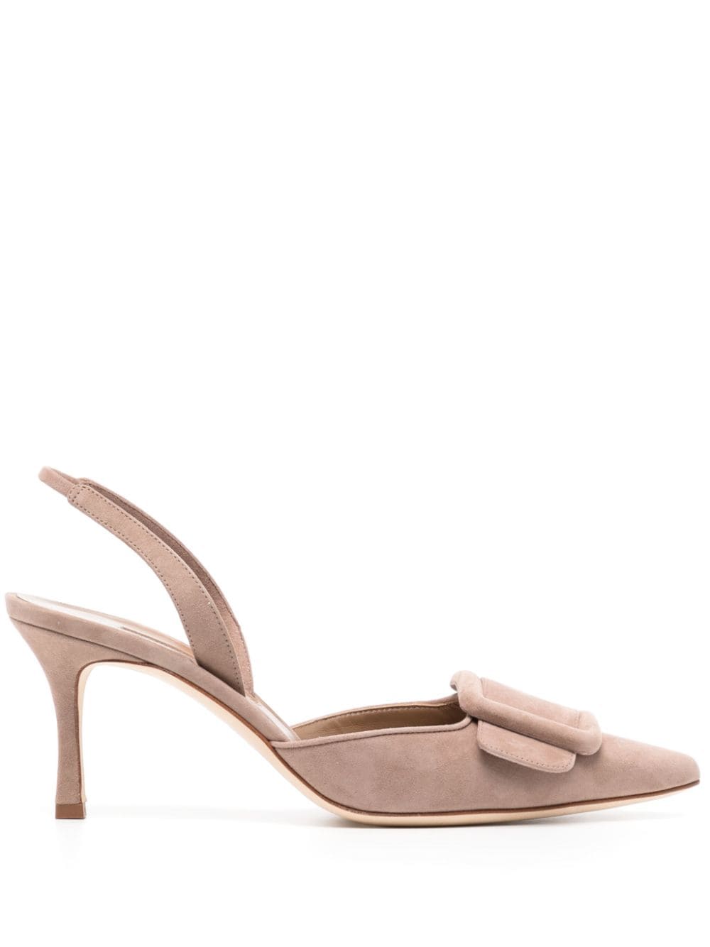 Manolo Blahnik 70mm Maysli pumps - Neutrals von Manolo Blahnik