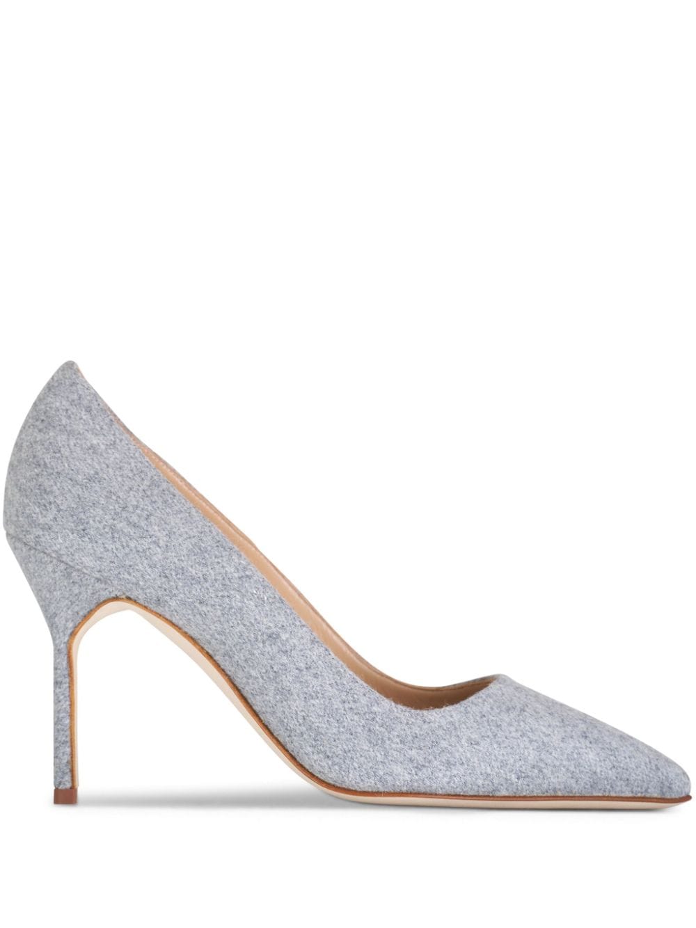 Manolo Blahnik 90mm BB pumps - Grey von Manolo Blahnik