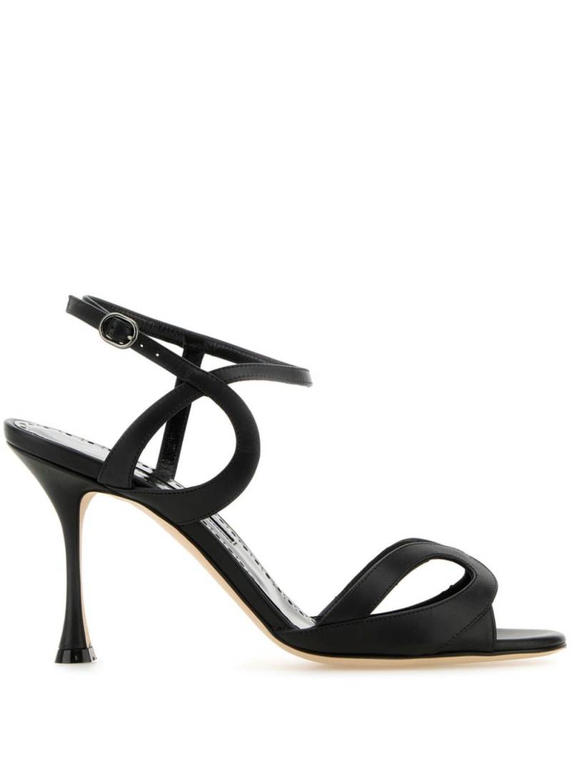 Manolo Blahnik 90mm Elfajrsan sandals - Black von Manolo Blahnik