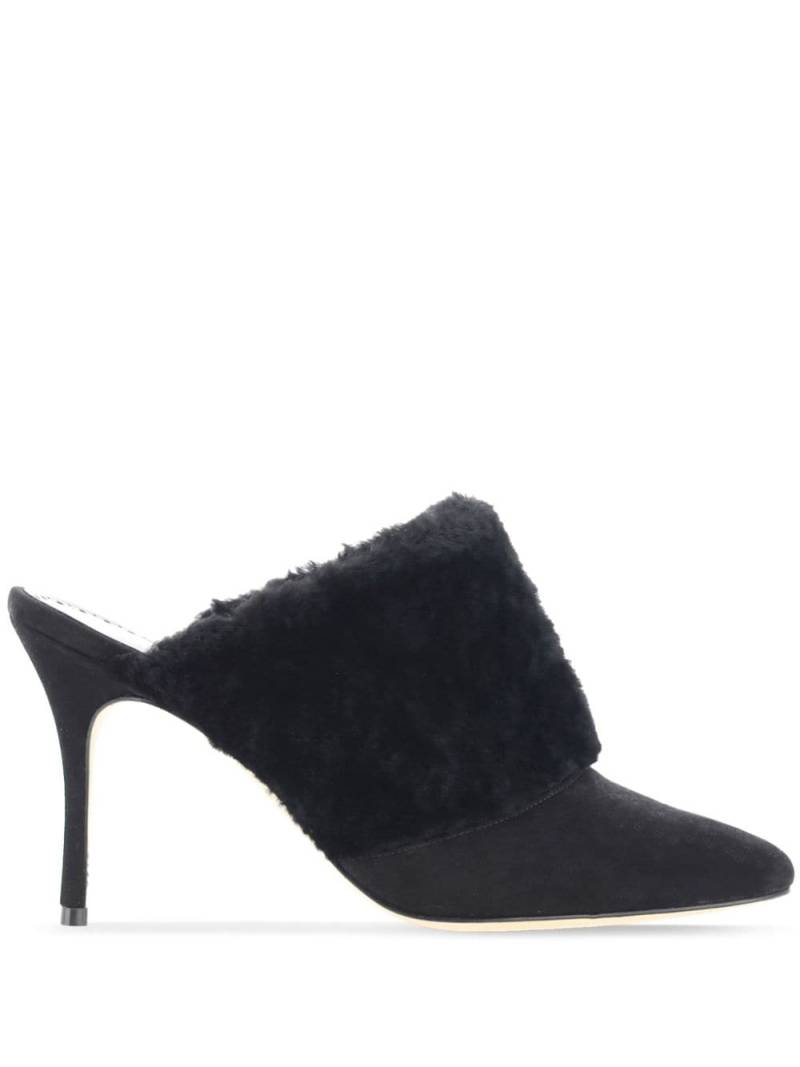 Manolo Blahnik 90mm Fabio mules - Black von Manolo Blahnik