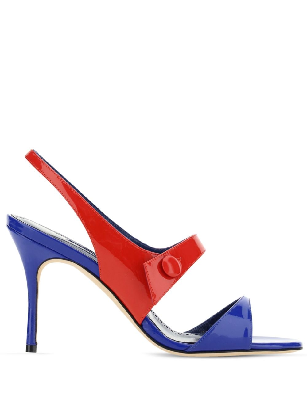 Manolo Blahnik 90mm Fabio sandals - Blue von Manolo Blahnik