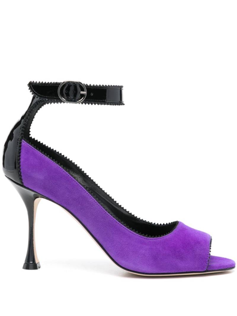 Manolo Blahnik 90mm Kadirasa pumps - Purple von Manolo Blahnik