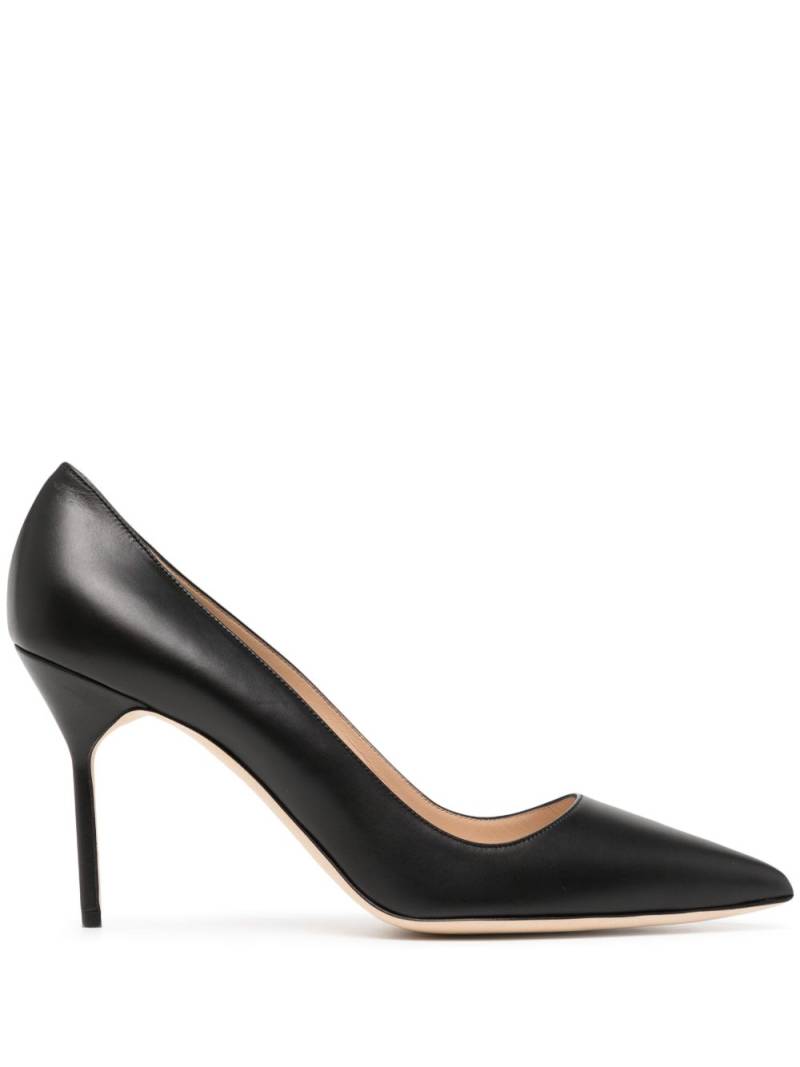 Manolo Blahnik BB 105mm leather pumps - Black von Manolo Blahnik