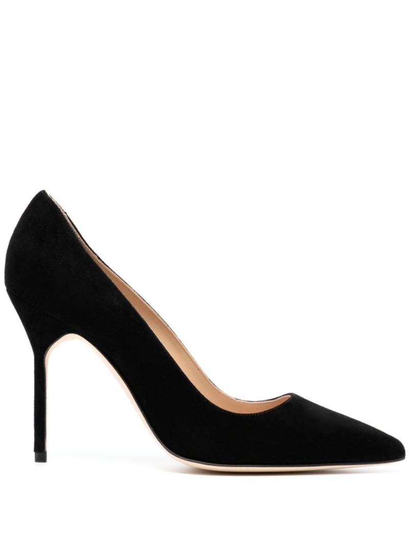 Manolo Blahnik BB 90mm pointed pumps - Black von Manolo Blahnik