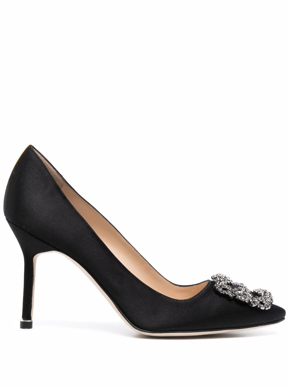 Manolo Blahnik Hangisi pointed pumps - Black von Manolo Blahnik