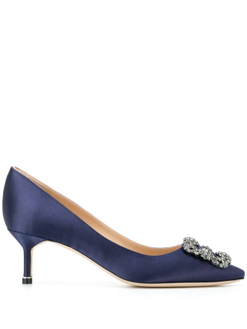 Manolo Blahnik Hangisi pumps - Blue von Manolo Blahnik