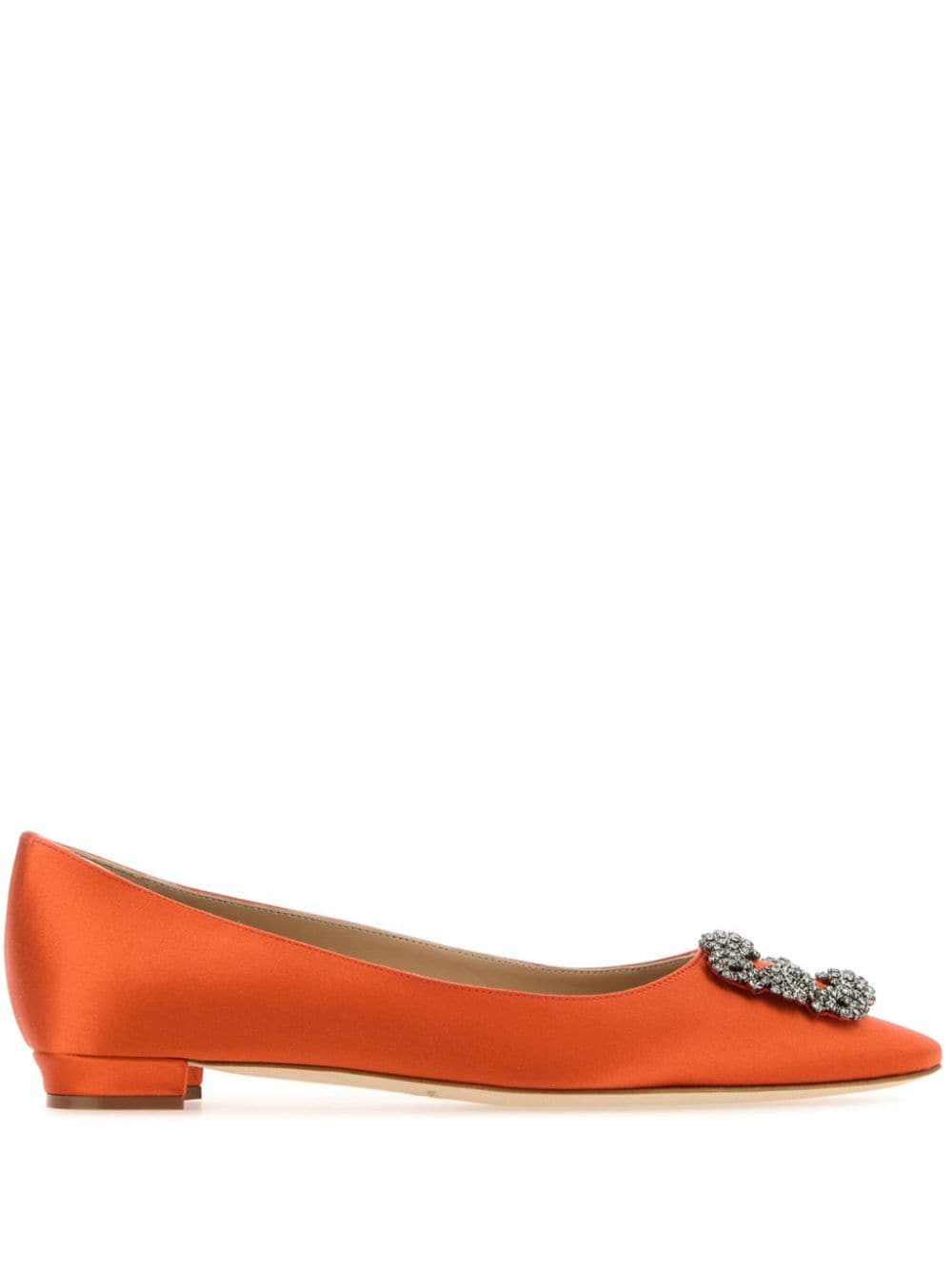 Manolo Blahnik Hangisiflat ballet flats - Orange von Manolo Blahnik