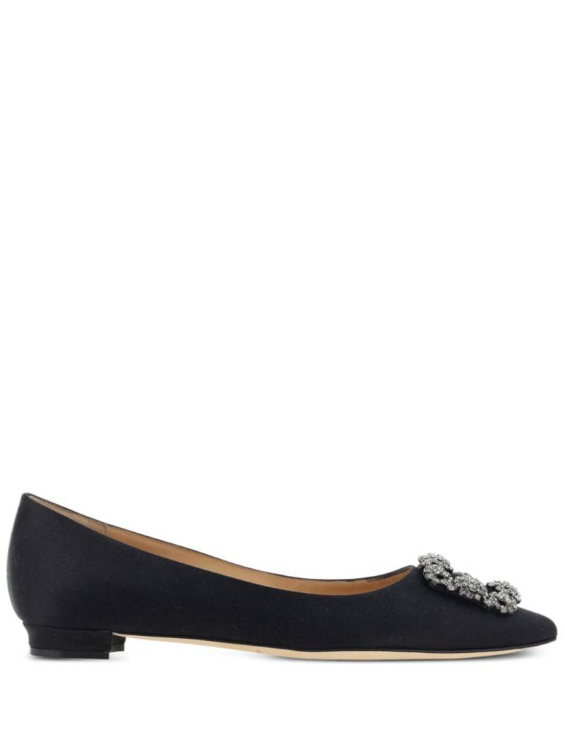 Manolo Blahnik Hangisiflat loafers - Black von Manolo Blahnik