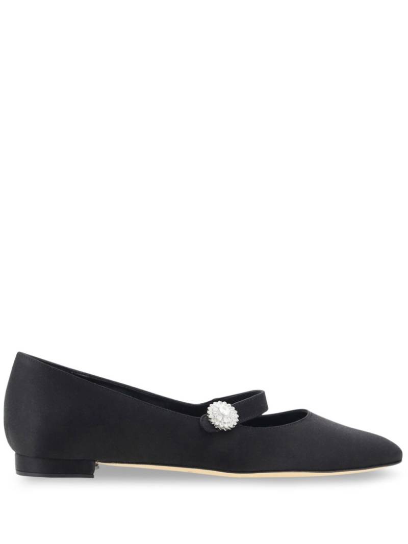 Manolo Blahnik Marijana ballerina shoes - Black von Manolo Blahnik