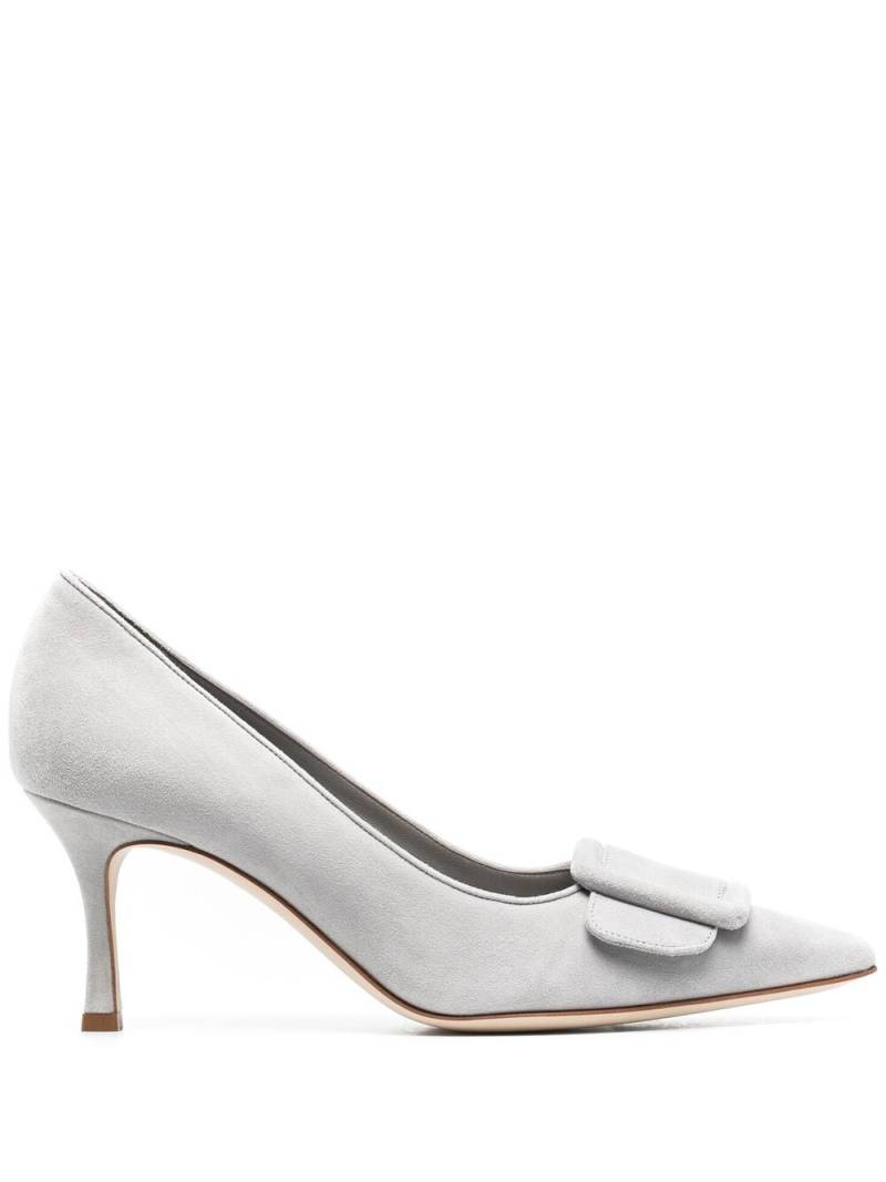 Manolo Blahnik Maysale pointed pumps - Grey von Manolo Blahnik