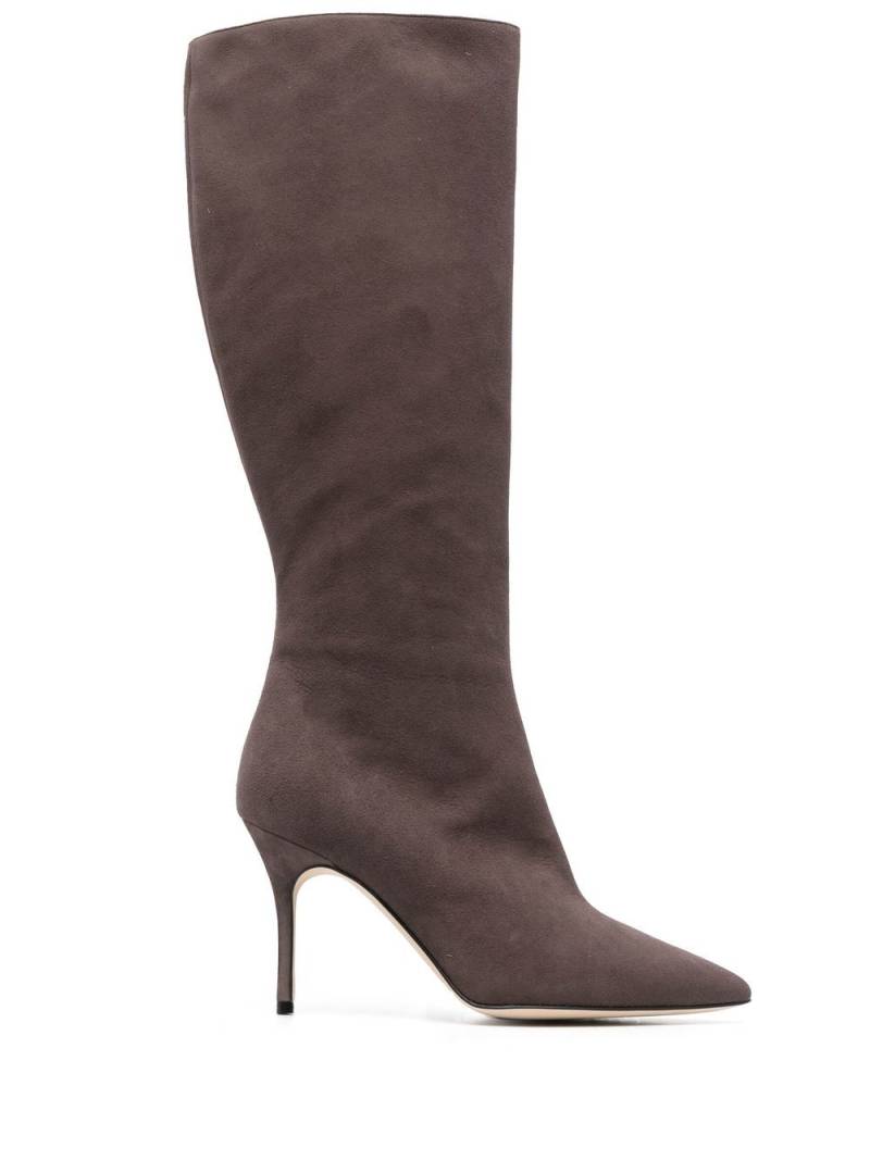 Manolo Blahnik Oculara knee-length 100mm boots - Brown von Manolo Blahnik